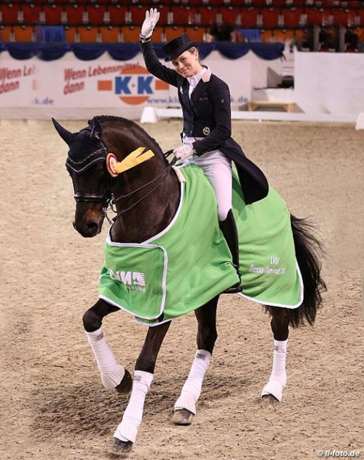 Helen Langehanenberg and Damsey at the 2018 CDN Munster :: Photo © LL-foto