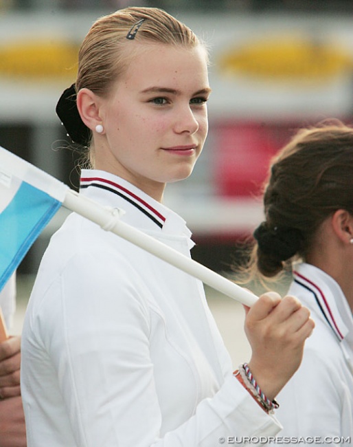 Michèle Thill at the 2009 European Pony Championships :: Photo © Astrid Appels