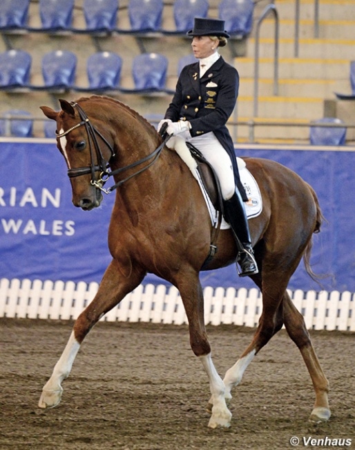 Judy Dierks and Feramo K at the 2014 CDI Sydney :: Photo © Venhaus