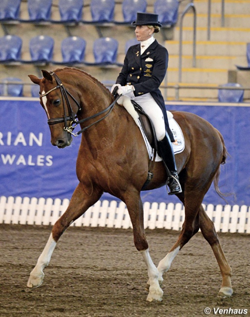 Judy Dierks and Feramo K at the 2014 CDI Sydney :: Photo © Venhaus