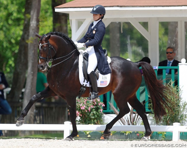 Allison Brock and Rosevelt at the 2016 CDIO Compiègne :: Photo © Astrid Appels