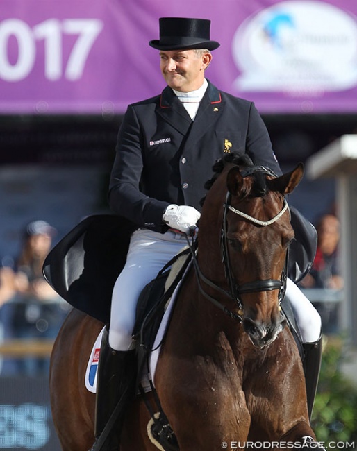 Ludovic Henry and After You at the 2017 European Championships :: Photo © Astrid Appels