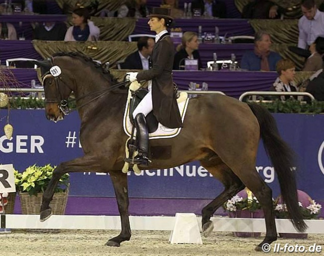 Wientzek-Plage and Robinvale at the 2017 CDI Frankfurt in December :: Photo © LL-foto