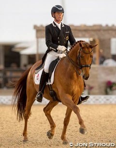 Carl Hester and Barolo at the 2017 CDI Windsor :: Photo © Jon Stroud