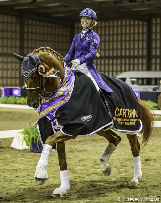 Julie Brougham and Vom Feinsten are the 2018 NZL Grand Prix Champions :: Photo © Libby Law