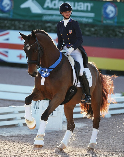 Laura Graves and Verdades win the 5* Grand Prix for Kur at the 2018 CDI Wellington :: Photo © Astrid Appels