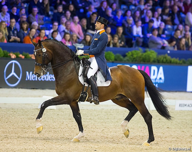 Tommie Visser and Bojengel at the 2016 CDI-W Amsterdam :: Photo © Digishots