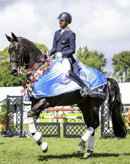 John Thompson and Antonello are the 2018 New Zealand HOYS Champions :: Photo © Libby Law