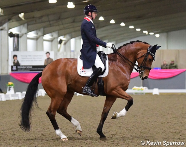 Gareth Hughes and Briolinca at the 2018 CDI Keysoe :: Photo © Kevin Sparrow