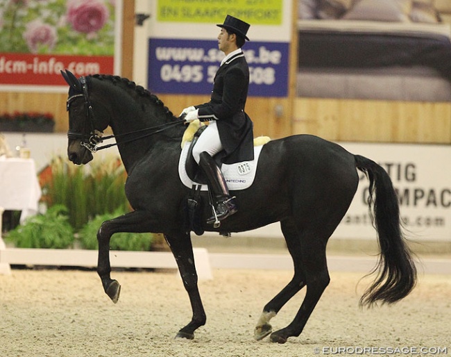 Masanao Takahashi on Unitechno Rubicon at the 2018 CDI Lier :: Photo © Astrid Appels