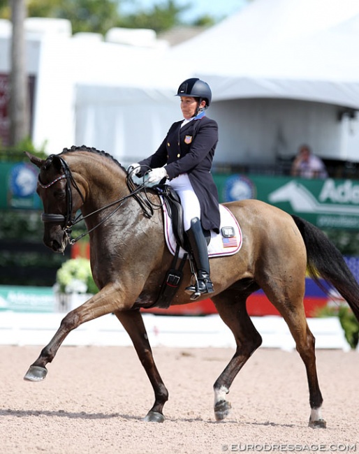 Shelly Francis and Danilo at the 2018 CDI Wellington :: Photo © Astrid Appels