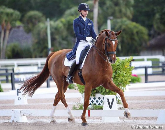 Nicholas Fyffe and Hitchcock at the 2018 CDN Wellington :: Photo © Annan Hepner/PMG