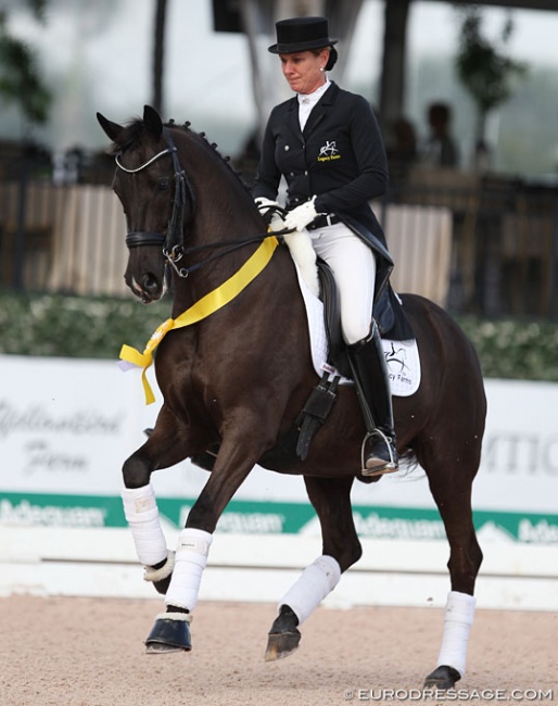 Melissa Taylor and Ansgar at the 2018 CDI 5* Wellington in February :: Photo © Astrid Appels