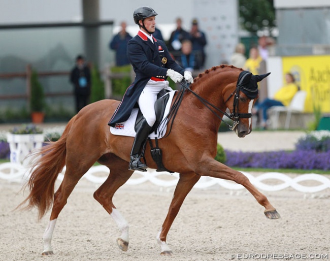 Michael Eilberg and Woodlander Farouche at the 2016 CDIO Aachen :: Photo © Astrid Appels