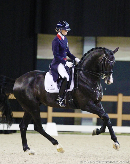 Charlotte Fry and Everdale at the 2018 CDI-W 's Hertogenbosch :: Photo © Astrid Appels