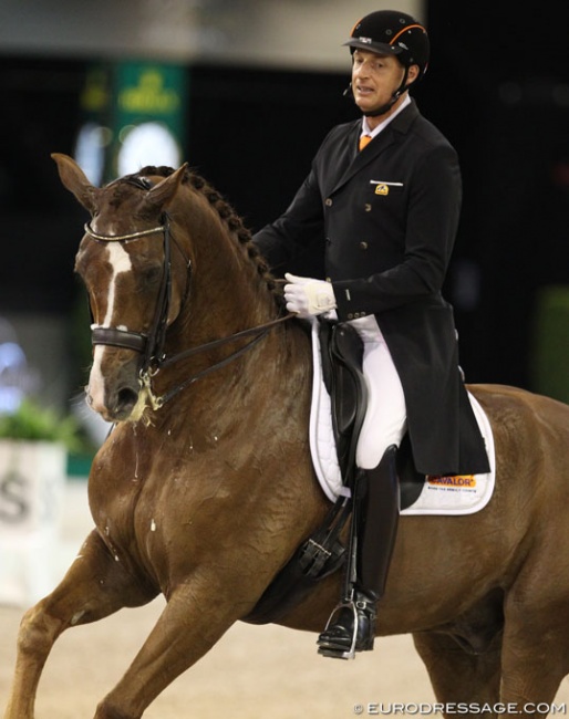 Patrick van der Meer and Zippo at the 2018 CDI-W 's Hertogenbosch :: Photo © Astrid Appels