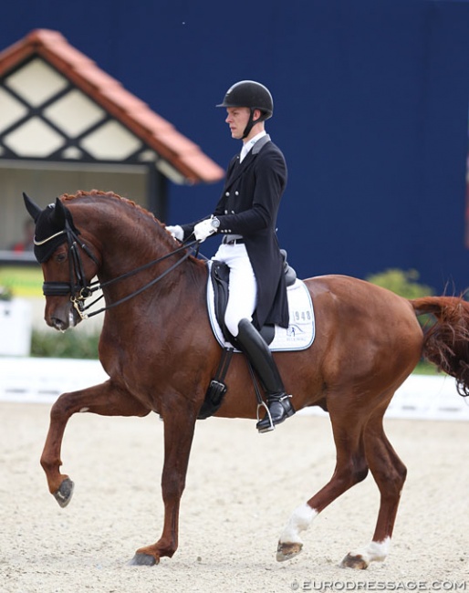 Daniel Bachmann Andersen and Blue Hors Veneziano at the 2018 CDI Hagen :: Photo © Ridehesten