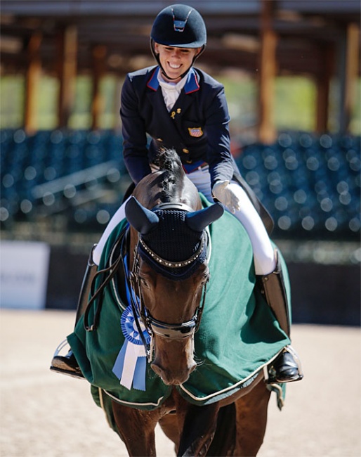 Kasey Perry-Glass and Gorklintgaards Dublet at the 2018 CDI Tryon :: Photo © Sue Stickle