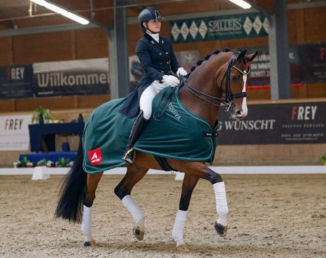 Lisa-Maria Klössinger and FBW Daktari at the 2018 CDI Wiener Neustadt :: Photo © Petra Kerschbaum