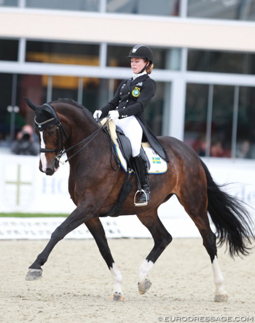 Mathilde Hannell and Deela Mae at the 2016 European Under 25 Championships :: Photo © Astrid Appels