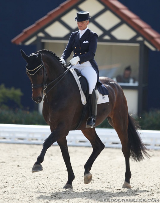 Insa Hansen and Bluetooth at the 2018 CDI Hagen :: Photo © Astrid Appels