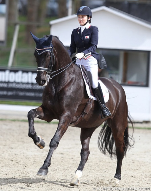 Akane Kuroki and Toots at the 2018 CDI Nieuw en St. Joosland :: Photo © Astrid Appels