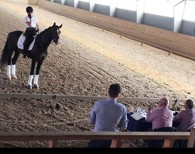 Olsson and Jena at the Mantorp WCYH observation trial on 9 May 2018 :: Photo © Anki Karlsson