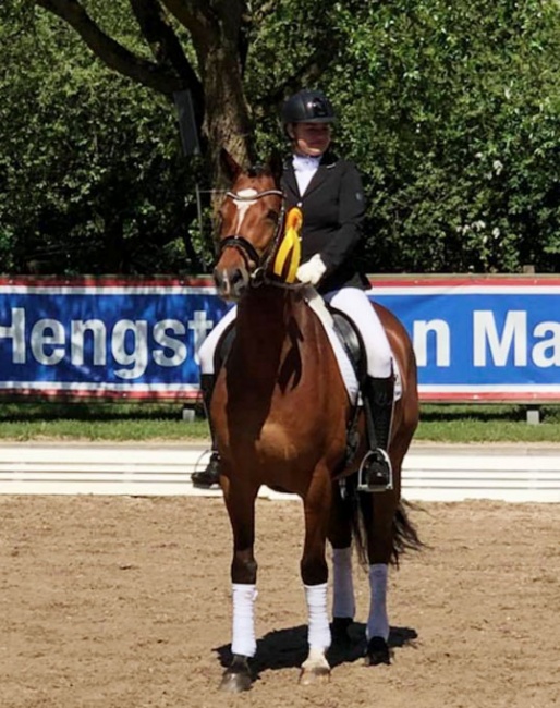 Sonja Ellerbrock and Lavissaro at the 2018 CDN Wedel