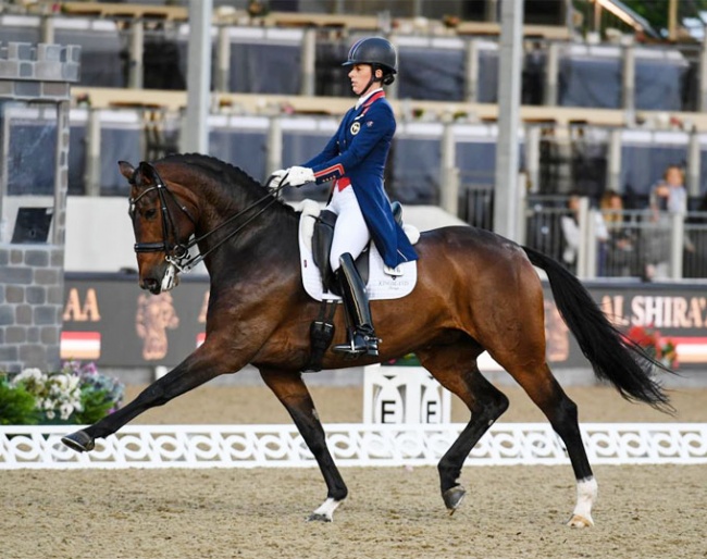 Charlotte Dujardin and Mount St. John Freestyle at the 2018 CDI Windsor :: Photo © Peter Nixon