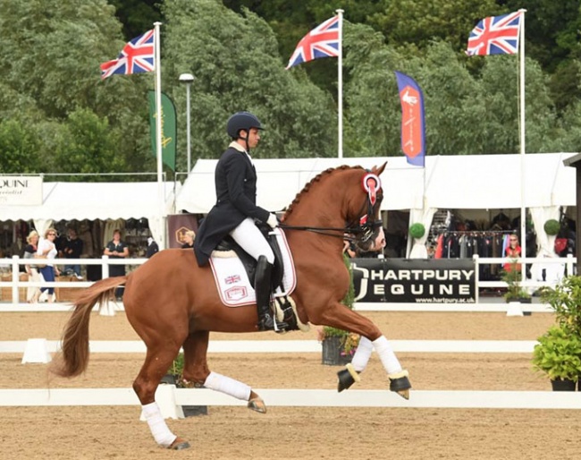 Tom Goode and Dior at the 2016 CDI Hartpury :: Photo © Kevin Sparrow