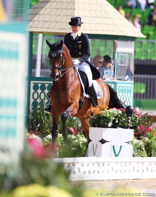 Lyndal Oatley and Sandro Boy at the 2016 Olympic Games in Rio :: Photo © Astrid Appels