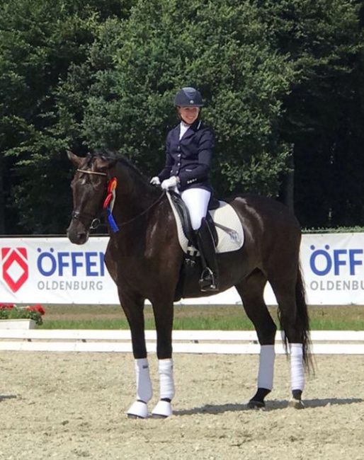 Emma Kanerva and Mist of Titanium at the 2018 CDN Cloppenburg