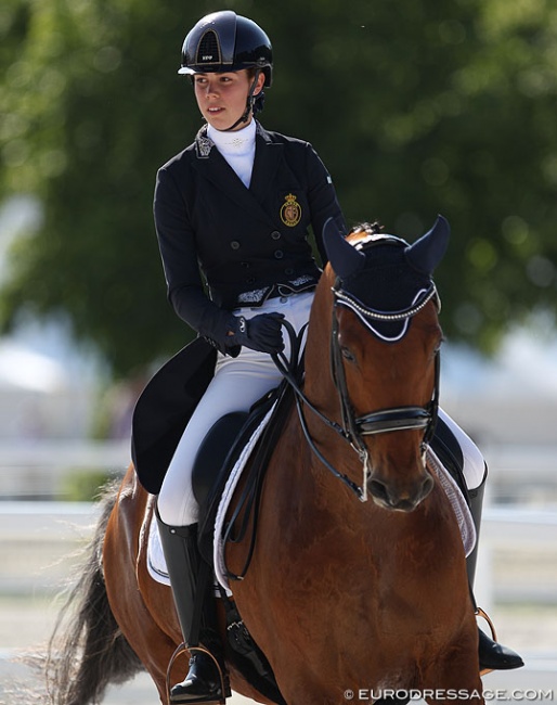 Flore de Vos and Catcher at the 2018 CDIO Compiègne :: Photo © Astrid Appels