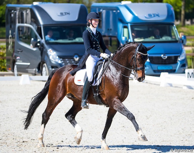 Milou Dees and Francesco at the 2018 CDN Exloo :: Photo © Leanjo de Koster