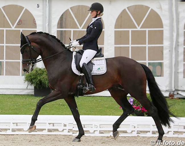 Isabel Freese and Feinrich at the 2018 CDN Hagen Bundeschampionate qualifier :: Photo © LL-foto