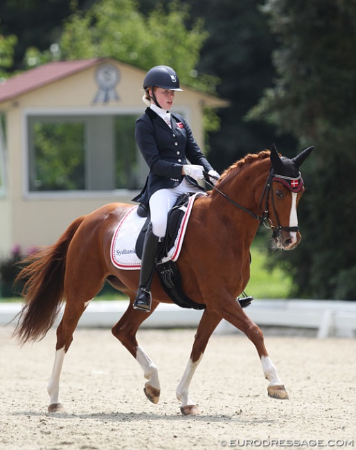 Frederikke Gram Jacobsen and Gee Gee at the 2018 CDIO-PJYR Hagen :: Photo © Astrid Appels