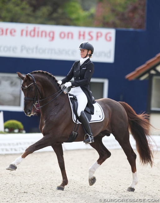 Lotte Skjaerbaek and Skovens Rafael at the 2018 CDI Hagen :: Photo © Astrid Appels