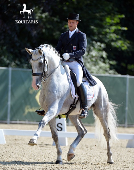 Sascha Schulz and Dressage Grand Ducal's Dragao das Figueiras :: Photo © Tanja Becker