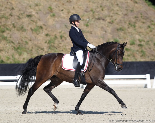 Alexander Yde Helgstrand on Claire at the 2018 CDIO Uggerhalne :: Photo © Astrid Appels