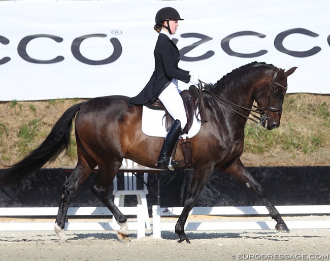 Elise Lindeblad and Don Silvio at the 2018 CDIO Uggerhalne :: Photo © Astrid Appels