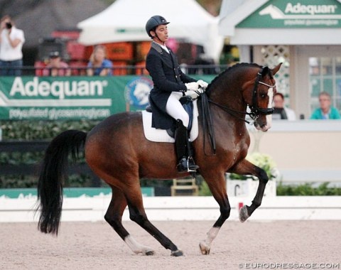 Sahar Hirosh and Whitman at the 2018 CDI Wellington :: Photo © Astrid Appels