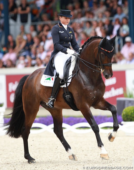 Dorothee Schneider and Showtime at the CDIO Aachen :: Photo © Astrid Appels