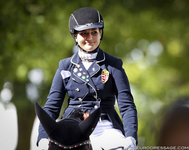 Hungarian Under 25 Grand Prix rider Jazmin Yom-Tov :: Photo © Astrid Appels