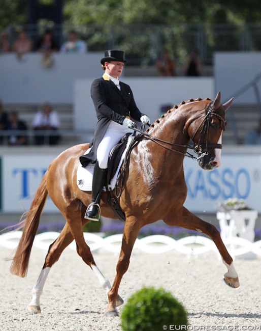 Isabell Werth and Bella Rose win the 4* Grand Prix at the 2018 CDI0 Aachen :: Photo © Astrid Appels