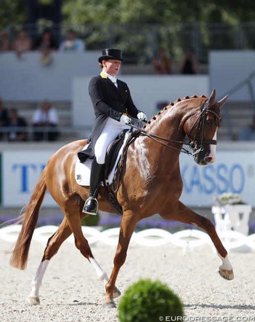 Isabell Werth and Bella Rose win the 4* Grand Prix at the 2018 CDI0 Aachen :: Photo © Astrid Appels