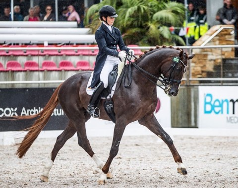 Alexis Hellyer and Bluefields Floreno at the 2018 CDI Bawley Point :: Photo © Stephen Mowbray