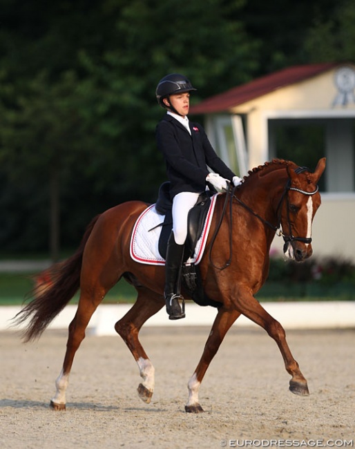 Alexander Yde Helgstrand on Adriano B at the 2018 CDIO-P Hagen :: Photo © Astrid Appels
