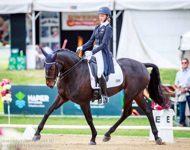 Amy Sage and All About Me at the 2018 HOYS :: Photo © Libby Law