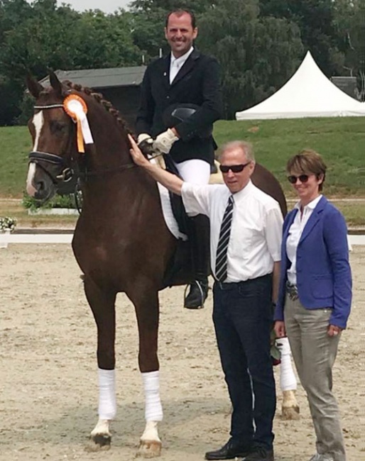 Heiner Schiergen and Dalicanto at the 2018 CDN Langenfeld