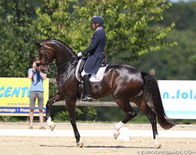 Steffen Peters and Rosamunde at the 2018 CDI Leudelange :: Photo © Astrid Appels